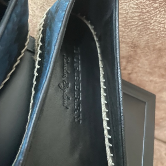 Burberry Mineral Blue Snake Print Tasseled Espadrilles Size 38 - Picture 7 of 12